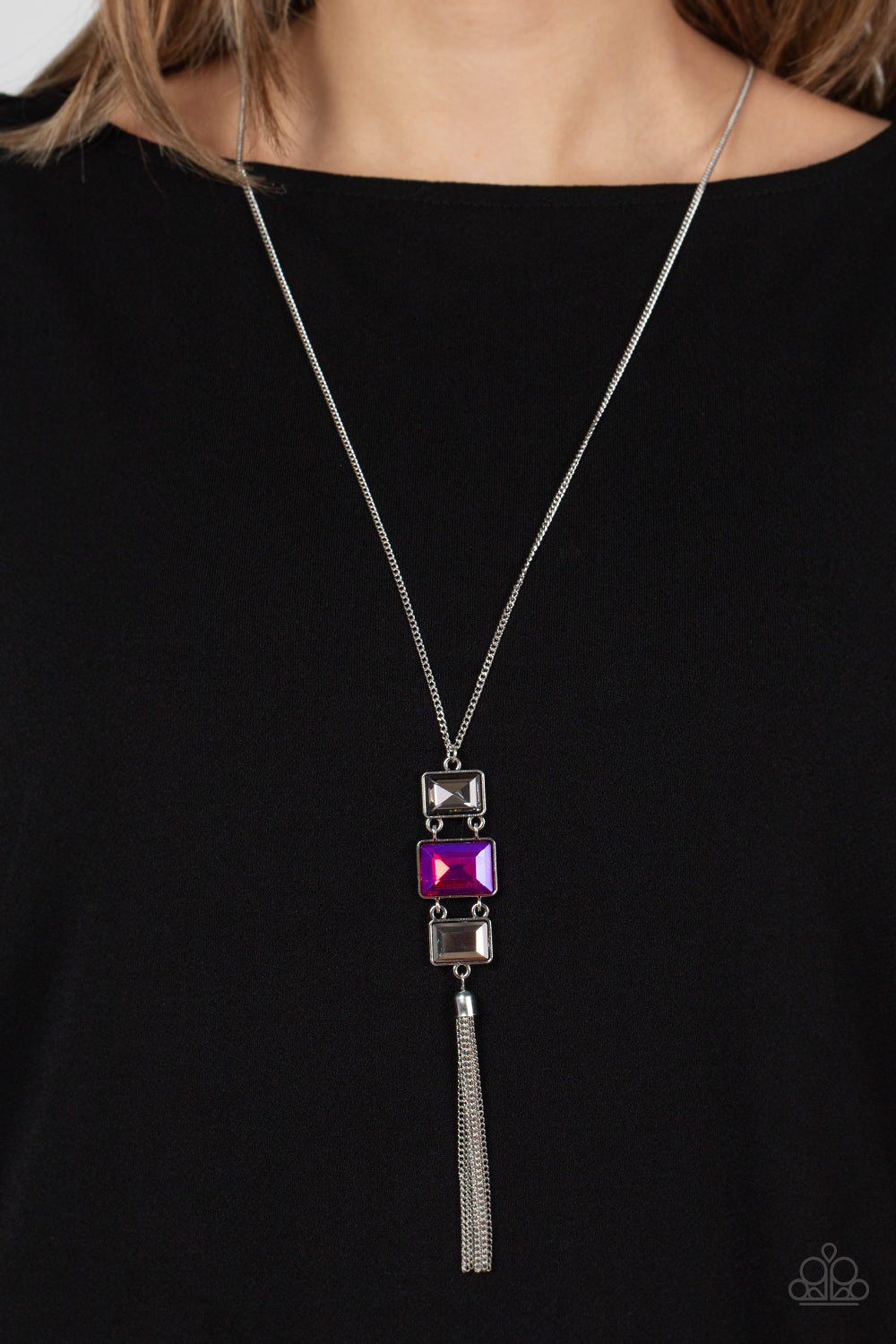 Paparazzi Accessories: Uptown Totem - Pink Necklace