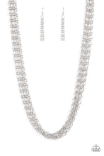 Load image into Gallery viewer, Paparazzi Accessories: Dynamite Dynamo - Silver Necklace