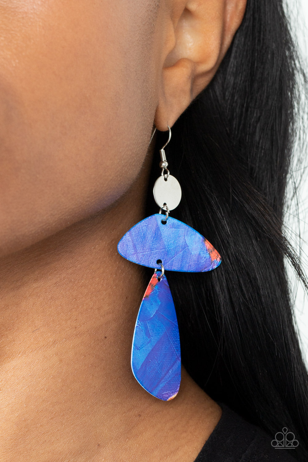 Paparazzi Accessories: SWATCH Me Now - Blue Earrings