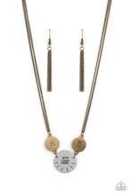Load image into Gallery viewer, Paparazzi Accessories: Shine Your Light - Brass Inspirational Necklace