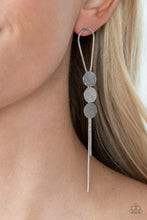 Load image into Gallery viewer, Paparazzi Accessories: Bolo Beam - Silver Earrings