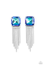 Load image into Gallery viewer, Paparazzi Accessories: Supernova Novelty - Blue Iridescent Earrings