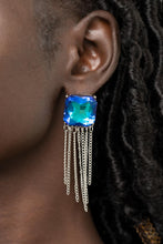 Load image into Gallery viewer, Paparazzi Accessories: Supernova Novelty - Blue Iridescent Earrings