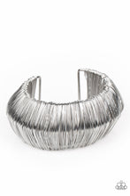 Load image into Gallery viewer, Paparazzi Accessories: Wild About Wire - Silver Oversized Bracelet