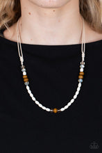 Load image into Gallery viewer, Paparazzi Accessories: Groundbreaking Glamour - Brown Wooden Necklace - Jewels N Thingz Boutique