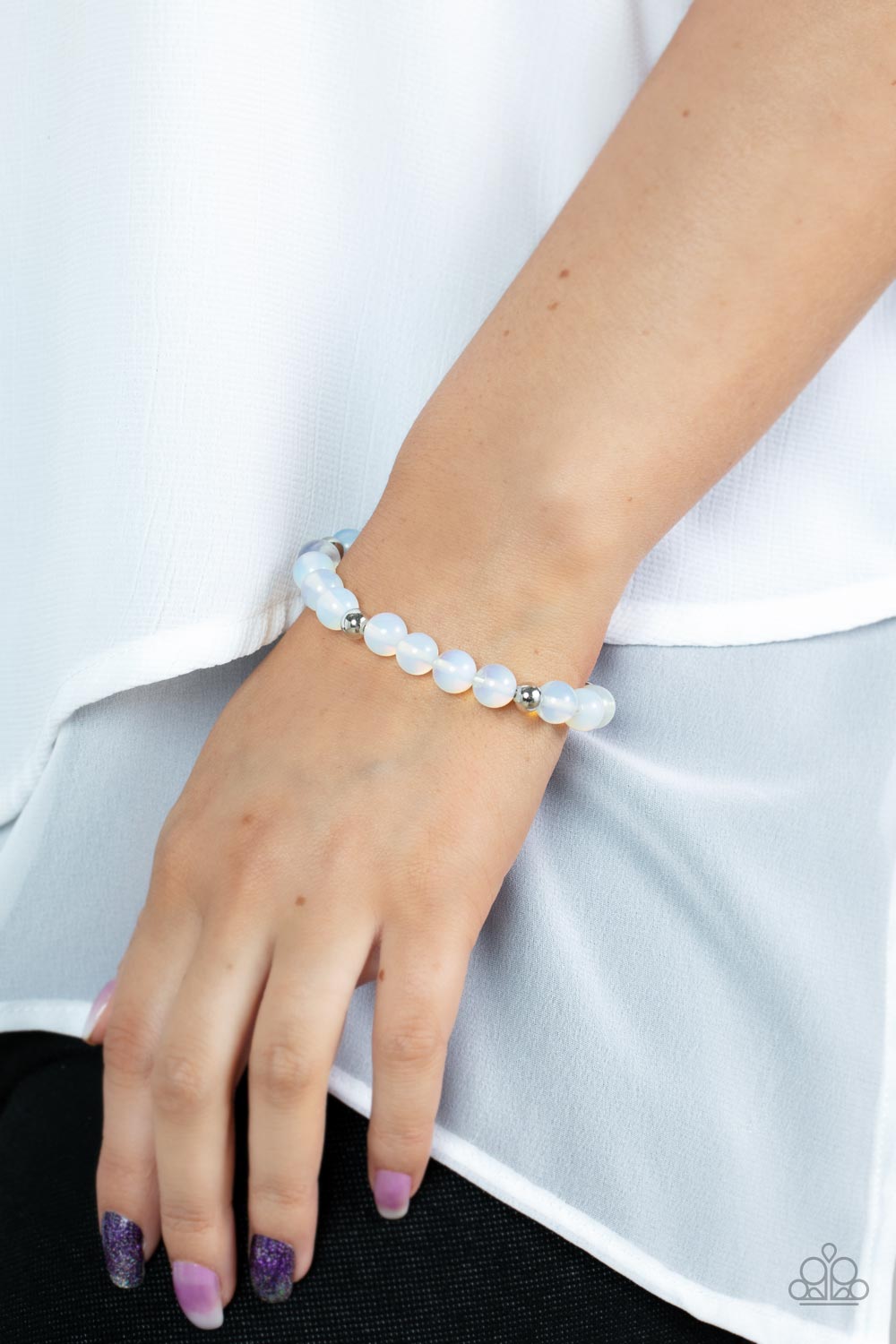 Paparazzi Accessories: Forever and a DAYDREAM - White Bracelet