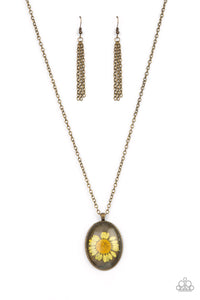 Paparazzi Accessories: Prairie Passion - Yellow Necklace