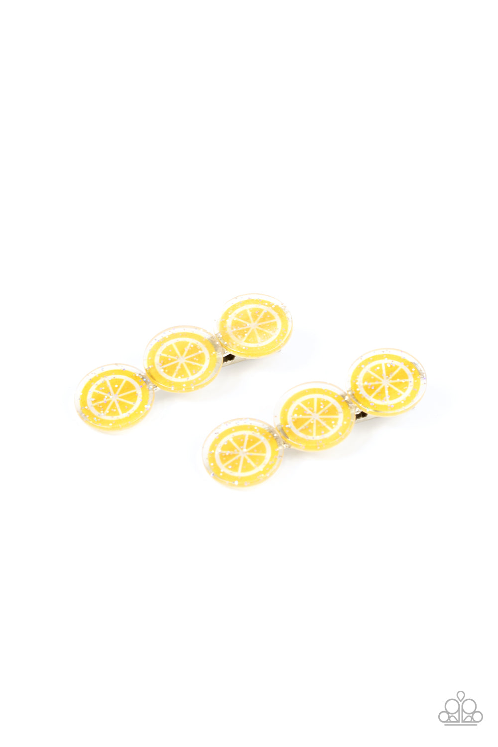 Paparazzi Accessories: Charismatically Citrus - Yellow Lemon Hair Clip