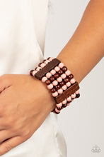 Load image into Gallery viewer, Paparazzi Accessories: Island Soul - Pink Wooden Bracelet