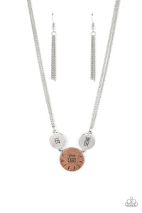 Paparazzi Accessories: Shine Your Light - Silver Inspirational Necklace
