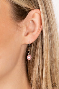 Paparazzi Accessories: Tearoom Gossip - Pink Pearl Necklace