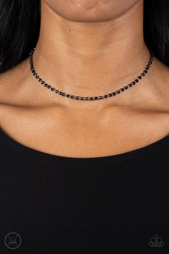 Paparazzi Accessories: Mini MVP - Blue Choker Necklace