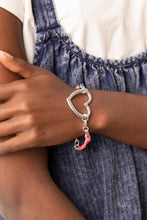 Load image into Gallery viewer, Paparazzi Accessories: Fashionable Flirt Necklace and Flirty Flavour Bracelet - Pink SET