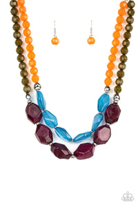 Paparazzi Accessories: Tropical Trove - Purple Necklace