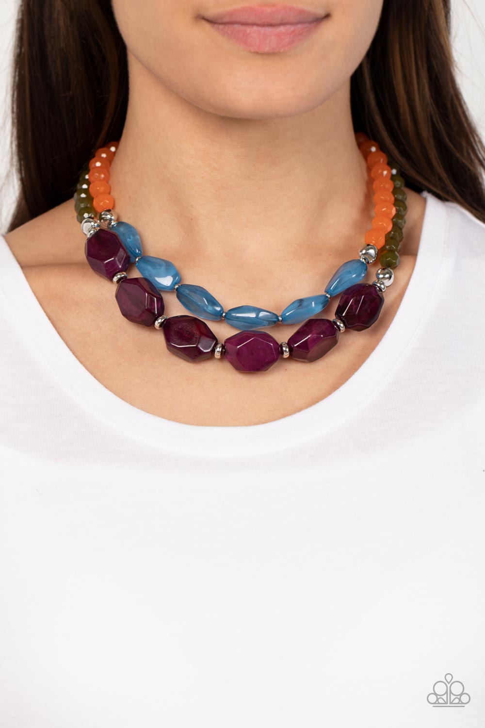 Paparazzi Accessories: Tropical Trove - Purple Necklace