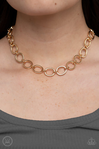 Paparazzi Accessories: 90s Nostalgia - Gold Choker