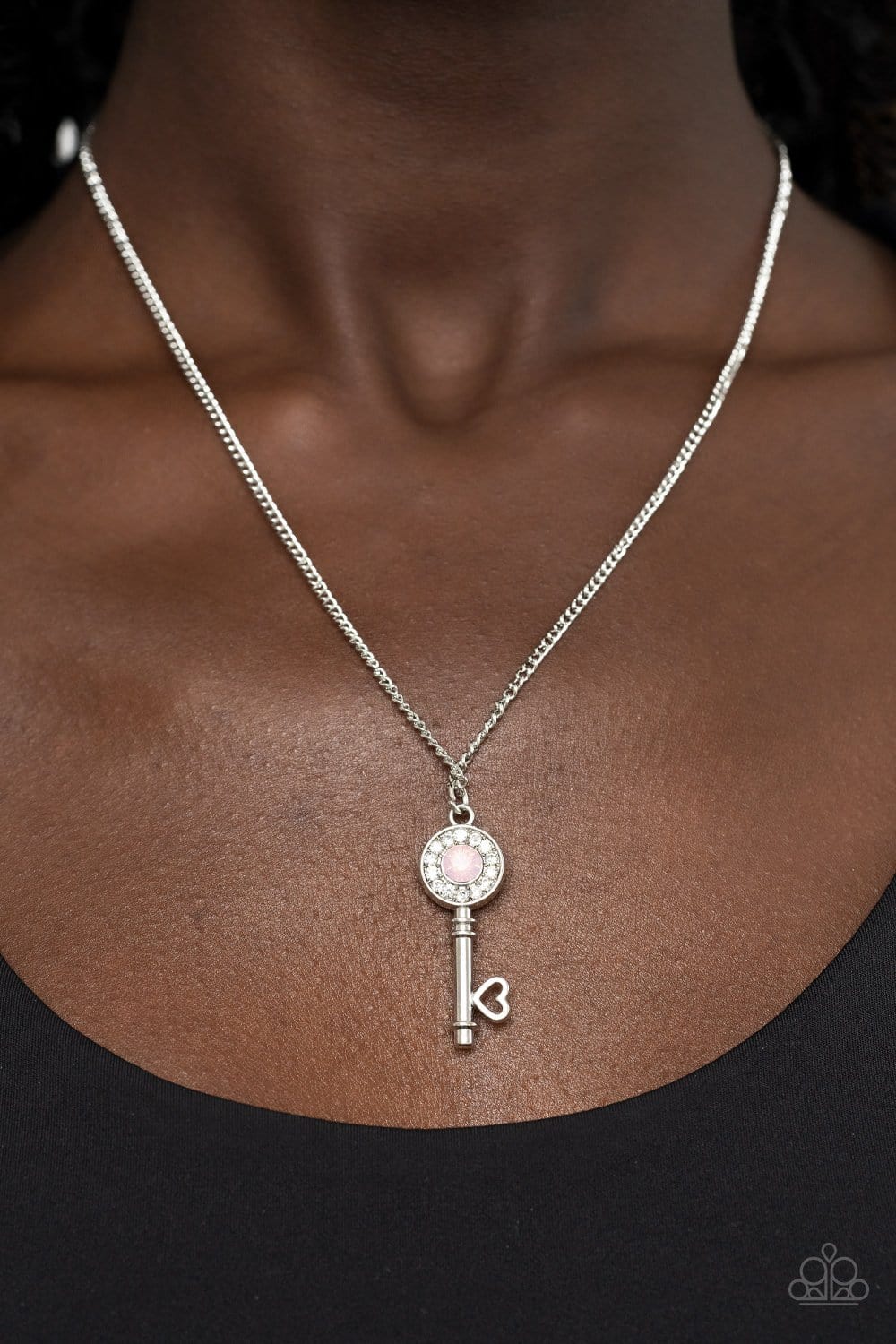 Paparazzi Accessories: Prized Key Player - Pink Necklace - Jewels N Thingz Boutique