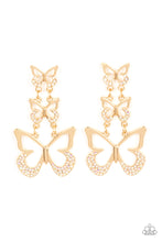 Load image into Gallery viewer, Paparazzi Accessories: Flamboyant Flutter - Multi Iridescent Butterfly Earrings