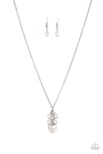 Load image into Gallery viewer, Paparazzi Accessories: Pop It and LOCKET - White Heart Necklace