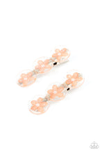 Load image into Gallery viewer, Paparazzi Accessories: Pamper Me in Posies - Orange Acrylic Hair Clip