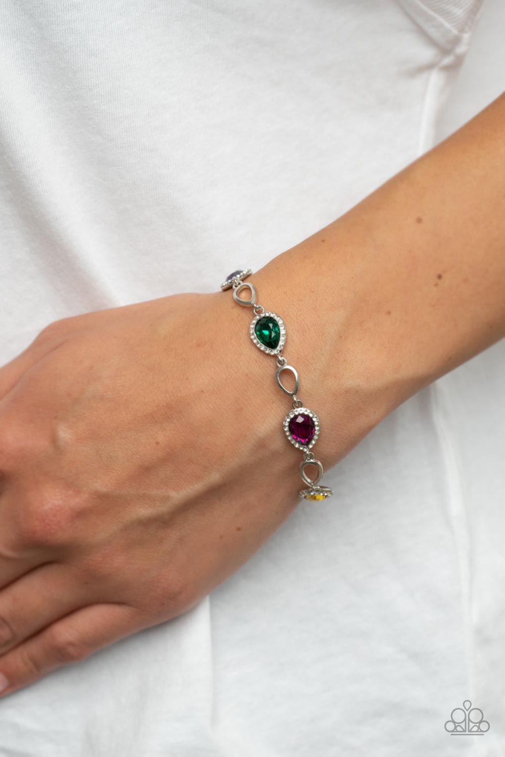 Paparazzi Accessories: Timelessly Teary - Multi Bracelet – Jewels 