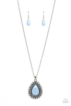 Load image into Gallery viewer, Paparazzi Accessories: DROPLET Like Its Hot - Blue Necklace