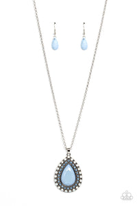 Paparazzi Accessories: DROPLET Like Its Hot - Blue Necklace