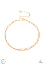 Load image into Gallery viewer, Paparazzi Accessories: Daintily Dapper - Gold Choker Necklace