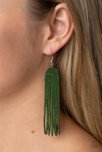 Load image into Gallery viewer, Paparazzi Accessories: Right as RAINBOW - Green Seed Bead Earrings