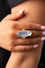 Load image into Gallery viewer, Paparazzi Accessories: Interdimensional Dimension - Gold Iridescent Ring