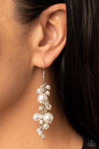 Paparazzi Accessories: The Rumors are True - White Pearl Earrings