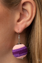 Load image into Gallery viewer, Paparazzi Accessories: Zest Fest - Purple Seed Bead Earrings