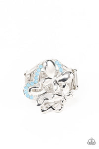 Paparazzi Accessories: Fluttering Flashback - Blue Ring