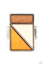 Load image into Gallery viewer, Paparazzi Accessories: Happily EVERGREEN After - Orange Wooden Ring