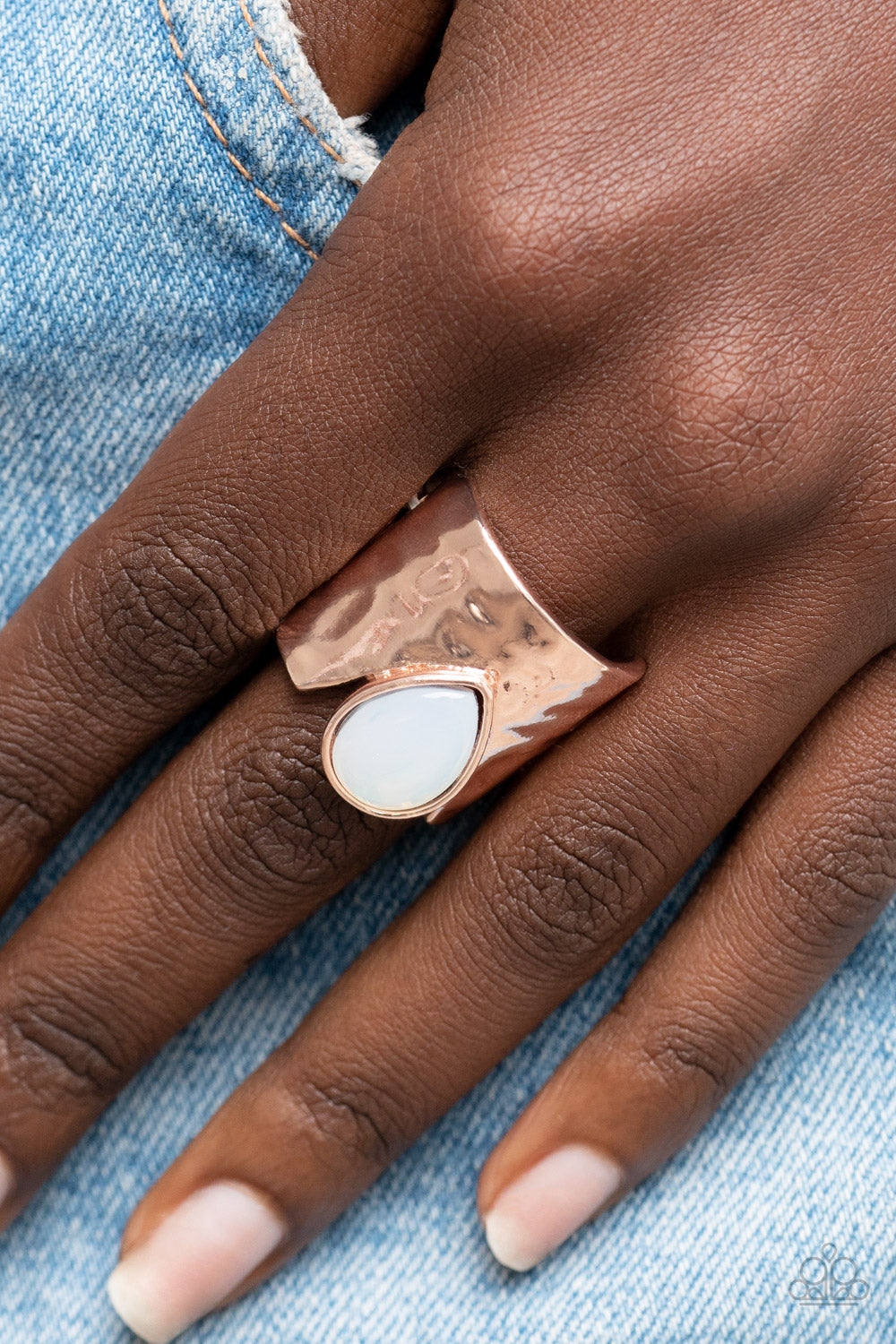 Paparazzi Accessories: Optimistically Oracle - Rose Gold Ring