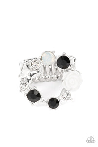 Paparazzi Accessories: Butterfly Bustle - Black Ring