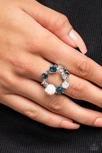 Paparazzi Accessories: Butterfly Bustle - Blue Ring