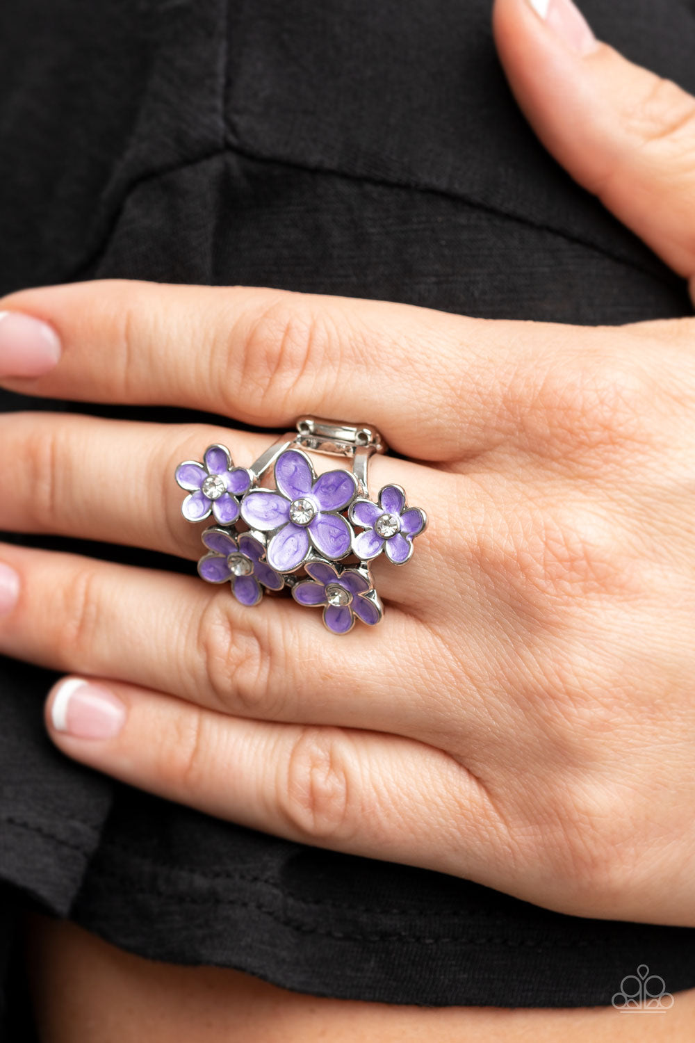 Paparazzi Accessories: Boastful Blooms - Purple Ring
