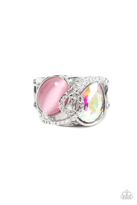 Paparazzi Accessories: SELFIE-Indulgence - Pink Iridescent Ring