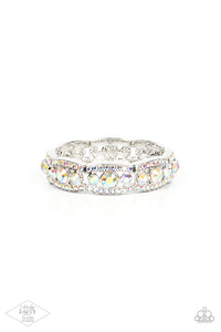Paparazzi Accessories: Easy On The ICE - Multi Iridescent Bracelet - Life of the Party