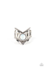 Load image into Gallery viewer, Paparazzi Accessories: Axial Angle - White Opal Ring