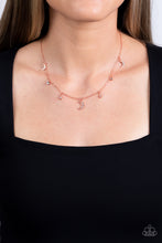 Load image into Gallery viewer, Paparazzi Accessories: Lunar Lagoon - Copper Inspirational Necklace
