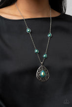 Load image into Gallery viewer, Paparazzi Accessories: Magical Masquerade - Green Iridescent Necklace