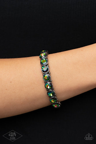 Paparazzi Accessories: Sugar-Coated Sparkle - Multi Oil Spill Bracelet - Life of the Party