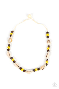 Paparazzi Accessories: Bermuda Beachcomber - Yellow Necklace