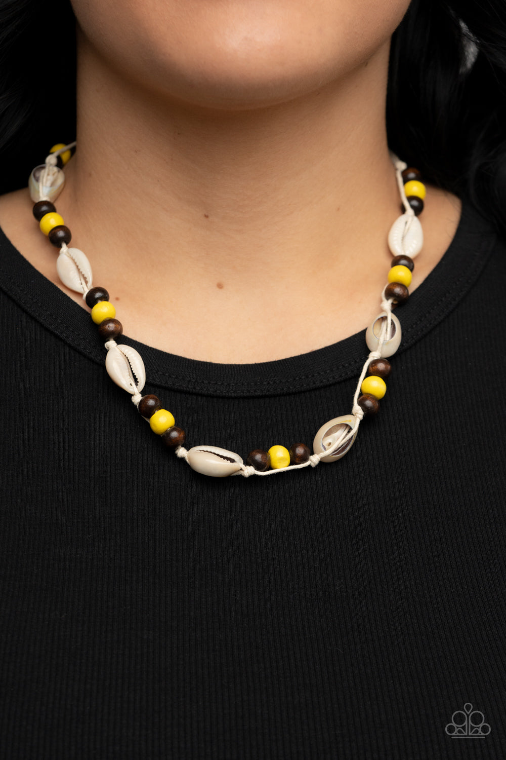 Paparazzi Accessories: Bermuda Beachcomber - Yellow Necklace