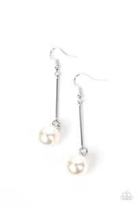 Paparazzi Accessories: Pearl Redux - White Earrings