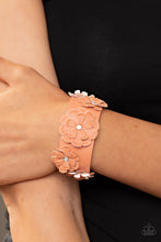 Load image into Gallery viewer, Paparazzi Accessories: What Do You Pro-POSIES - Orange Leather Bracelet