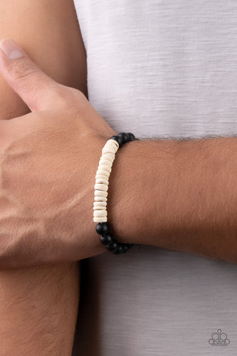 Paparazzi Accessories: Recreational Remedy - White Urban Bracelet