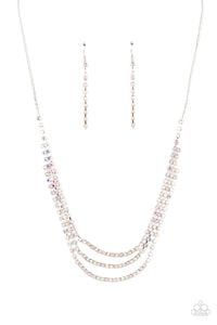 Paparazzi Accessories: Surreal Sparkle - Multi Iridescent Necklace